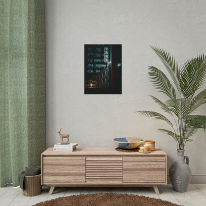 Neon Silence – Unframed Matte Photography Print