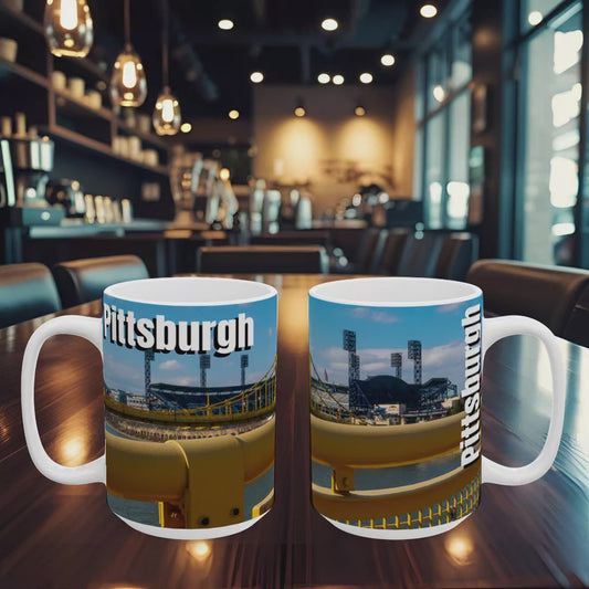 PNC Park Views, Yellow Bridge Heart – Pittsburgh Pride in Every Sip