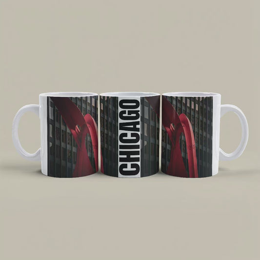 Chicago Coffee Mug, Coffee Gift for Her or Him, Coffee Cup Custom, Kitchen Decor, Small Office Gift, Gifts for Mom, Dad, Coworker, Employees