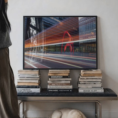 Flamingo Streaks – Unframed Matte Photography Print