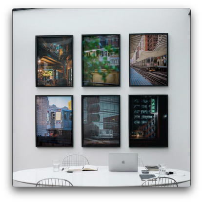 It Just Worked — Chicago L Train Street Photography Print