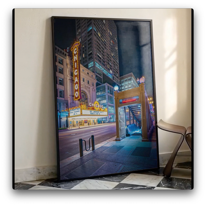 A Neon Vibe – The Chicago Theatre