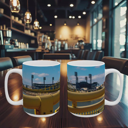 Coffee at PNC Park – Pittsburgh Skyline in Your Hands